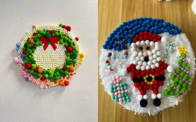 Incursion – Christmas Pom Pom Painting
